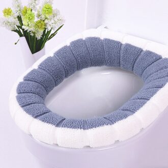 Badkamer Toilet Seat Closestool Wasbare Soft Warmer Mat Cover Pad Kussen #3789 H