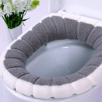 Badkamer Toilet Seat Closestool Wasbare Soft Warmer Mat Cover Pad Kussenhoes Oranje