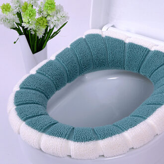 Badkamer Toilet Seat Closestool Wasbare Soft Warmer Mat Cover Pad Kussenhoes Rood