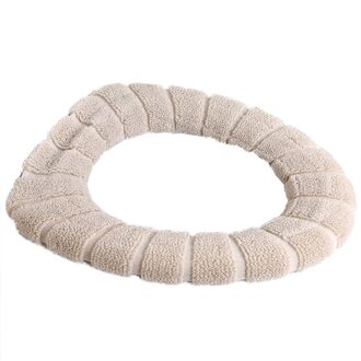 Badkamer Toilet Seat Cover Closestool Warm Verdikte O-Type Soft Warmer Mat Pad Kussen Toilet Seat Cover Badkamer Accessoires BG