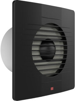 Badkamer - Toilet - Ventilator - 158mm - 12W - 100m3 - Mat Zwart