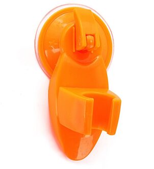 Badkamer Verstelbare Hand Held Douchekop Houder Arm Mount Beweegbare Beugel Showerseat Chuck Houder Bevestiging Zuignap Stoel oranje