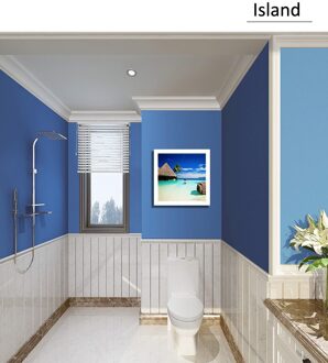 Badkamer Vouwen Opbergkast Badkamer Douche Kleding Opslag Plank Waterdicht Muurschildering Punch-Gratis Organizer Box Island