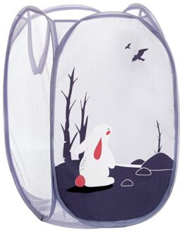 Badkamer Vouwen Wasmand Thuis Wasmand Opslag Bin Bag Kleren Mand Organizer Badkamer Accessoires 50X35X35cm Paars