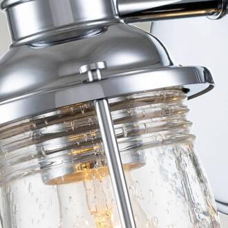 Badkamer wandlamp Ashland Bay, 1-lamp, chroom chroom, helder