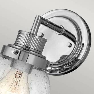 Badkamer wandlamp Poppy, 1-lamp, chroom chroom, helder