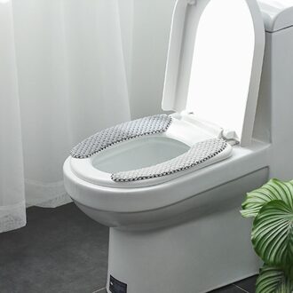 Badkamer Warm Solid Zachte Closestool Wasbare Toilet Seat Deksel Top Pad Mat Badkamer Accessoires Set Seat Bedekt Mat 1