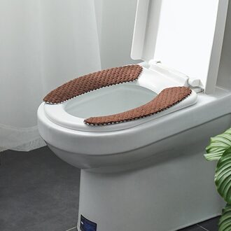 Badkamer Warm Solid Zachte Closestool Wasbare Toilet Seat Deksel Top Pad Mat Badkamer Accessoires Set Seat Bedekt Mat 4
