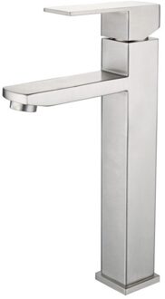 Badkamer Wastafel Deck Mount Kraan Zwart/Geborsteld Enkele Handgreep Warm En Koud Mengkraan Badkamer Keuken Wastafel Kraan 02