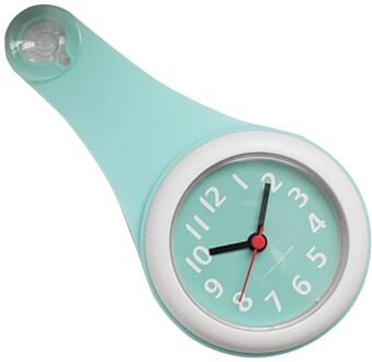 Badkamer Waterdichte Klok Wandklok Met Sucker Rustige Badkamer Keuken Bad Huishouden Decoracion Badkamer Para El Hogar blauw