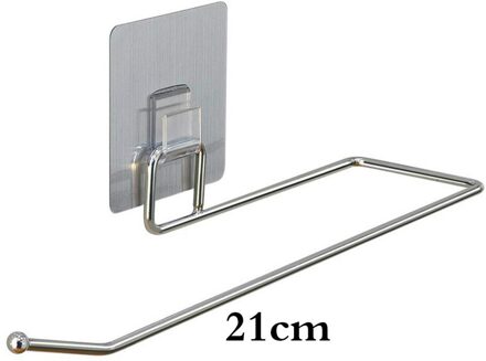 Badkamer Wc Keuken Papier Houder Hanger Tissue Roll Handdoekenrek Opknoping Organisator Opslag Haak Houder 21 cm