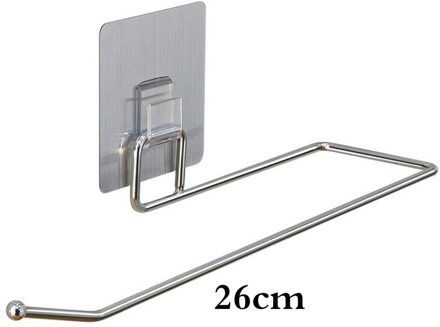 Badkamer Wc Keuken Papier Houder Hanger Tissue Roll Handdoekenrek Opknoping Organisator Opslag Haak Houder 26 cm