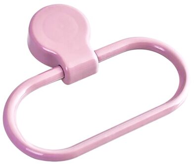 Badkamer Wc Muur Gemonteerde Handdoekenrek Opknoping Handdoekenrek Non-Ponsen Soort Pasta Handdoek Ring Keuken Rag Hanger D8175-LPK