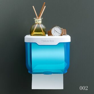 Badkamer Wc Waterdichte Wandmontage Tissue Doos Rek Toiletrolhouder Keuken Papierrol Buis Opslag Kartonnen Doos Tissue 002