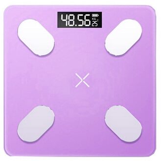 Badkamer Weegschalen Vloer Digitale Lichaamsvet Schalen Bluetooth Elektronische Outdoor Mini Smart Wegen Samenstelling Analyzer roos goud 26x26cm