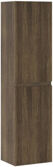 Badkamerkast Thermis 40 x 30 x 150 cm - Bruin Teak