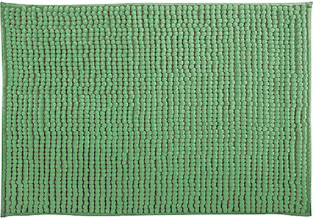 Badkamerkleed/badmat tapijtje voor op de vloer - groen - 50 x 80 cm - Microvezel - Badmatjes