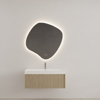 Badkamermeubel Gliss Design Timotheus 140 cm Corn Silk (Keuze Wastafel) Bruin