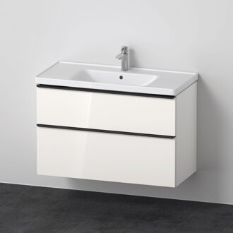 Badkamermeubelset Duravit D-Neo Wastafel Keramiek 100.5x48x62.5 cm Hoogglans Wit