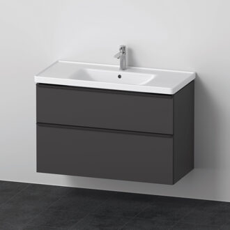 Badkamermeubelset Duravit D-Neo Wastafel Keramiek 100.5x48x62.5 cm Mat Grafiet