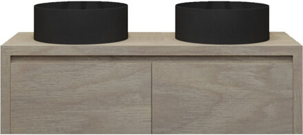 Badkamermeubelset Gliss Ares 160 cm Met Waskom Corn Silk Beige