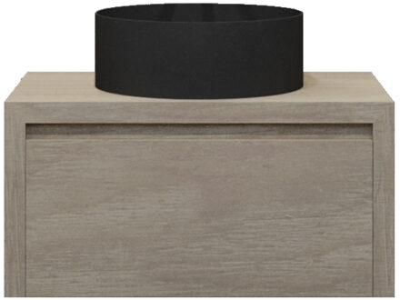 Badkamermeubelset Gliss Ares 60 cm Met Waskom Corn Silk Beige