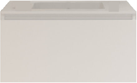 Badkamermeubelset Gliss Eros 80 cm Met Wastafel Mat Wit