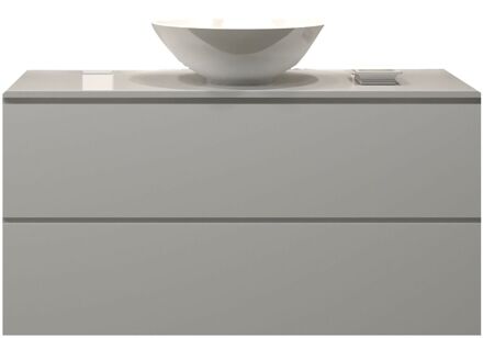 Badkamermeubelset Gliss Hermes 100 cm Mat Wit Met Waskom