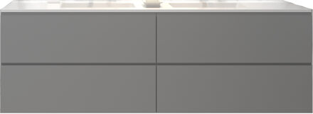 Badkamermeubelset Gliss Hermes 140 cm Beton Grijs Beton-Grijs