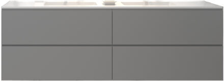 Badkamermeubelset Gliss Hermes 180 cm Beton Grijs Beton-Grijs