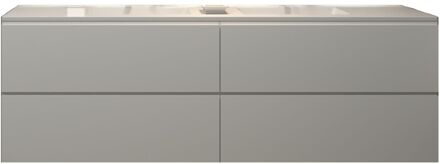 Badkamermeubelset Gliss Hermes 180 cm Hoogglans Wit