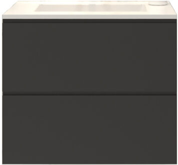 Badkamermeubelset Gliss Hermes 60 cm Mat Zwart