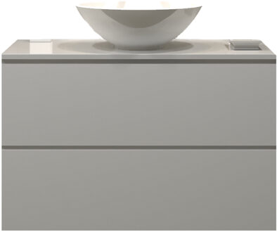 Badkamermeubelset Gliss Hermes 90 cm Hoogglans Wit Met Waskom