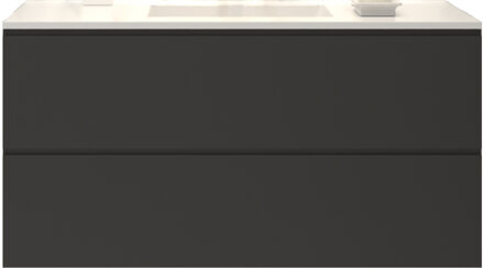 Badkamermeubelset Gliss Zeus 100 cm Mat Zwart