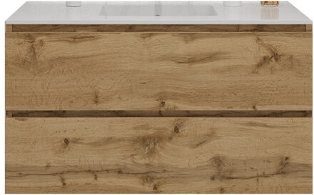 Badkamermeubelset Gliss Zeus 100 cm Natuur Eiken
