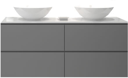 Badkamermeubelset Gliss Zeus 120 cm Beton Grijs Met Waskom Beton-Grijs
