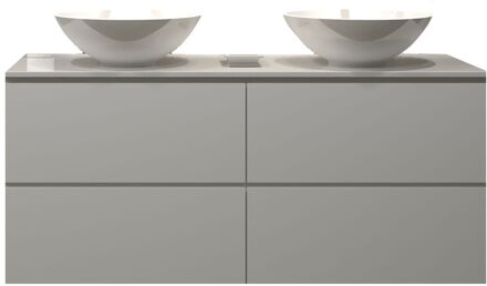 Badkamermeubelset Gliss Zeus 120 cm Hoogglans Wit Met Waskom