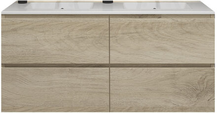 Badkamermeubelset Gliss Zeus 120 cm Licht Grijs Eiken