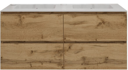 Badkamermeubelset Gliss Zeus 120 cm Natuur Eiken