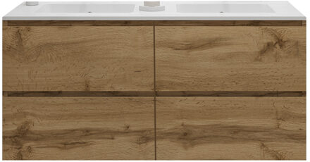 Badkamermeubelset Gliss Zeus 120 cm Rustiek Eiken