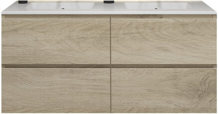 Badkamermeubelset Gliss Zeus 140 cm Licht Grijs Eiken