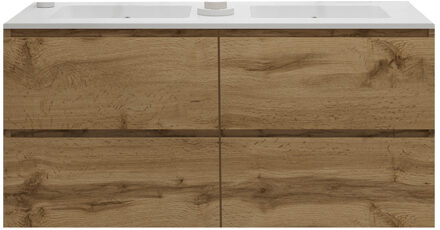 Badkamermeubelset Gliss Zeus 140 cm Rustiek Eiken