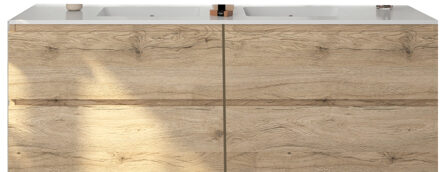 Badkamermeubelset Gliss Zeus 160 cm Moeras Eiken