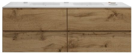 Badkamermeubelset Gliss Zeus 160 cm Rustiek Eiken