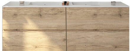 Badkamermeubelset Gliss Zeus 180 cm Moeras Eiken