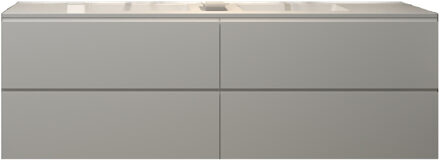 Badkamermeubelset Gliss Zeus 200 cm Hoogglans Wit