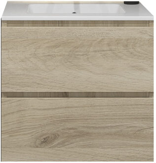 Badkamermeubelset Gliss Zeus 60 cm Licht Grijs Eiken