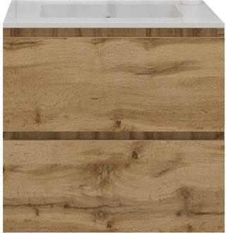 Badkamermeubelset Gliss Zeus 60 cm Natuur Eiken