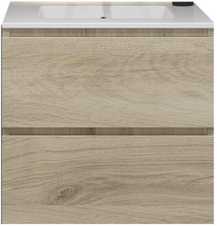 Badkamermeubelset Gliss Zeus 70 cm Licht Grijs Eiken