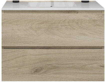 Badkamermeubelset Gliss Zeus 80 cm Licht Grijs Eiken